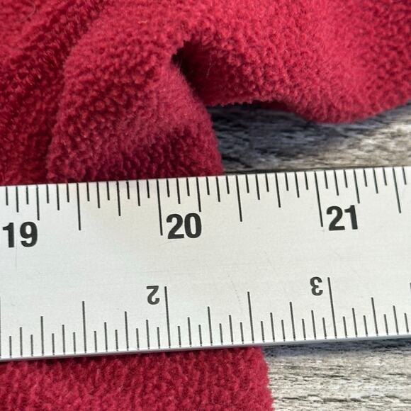 The North Face Flash Dry Red Mens M 1/4‎ Zip Pullover Fleece Zip Pocket Gorpcore - Picture 6 of 11